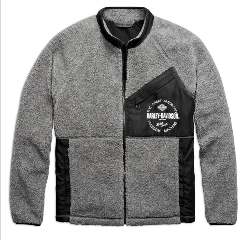 Men's Rider Spirit Slim Fit Fleece Jacket- XL - Picture 1 of 3